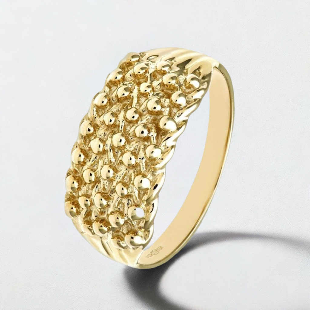 Keeper Ring | 9ct Yellow Gold